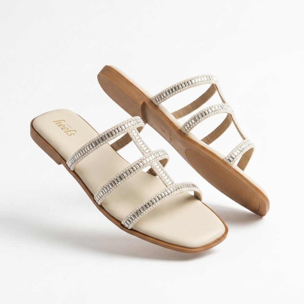 Elaris Embellished Bling Sliders