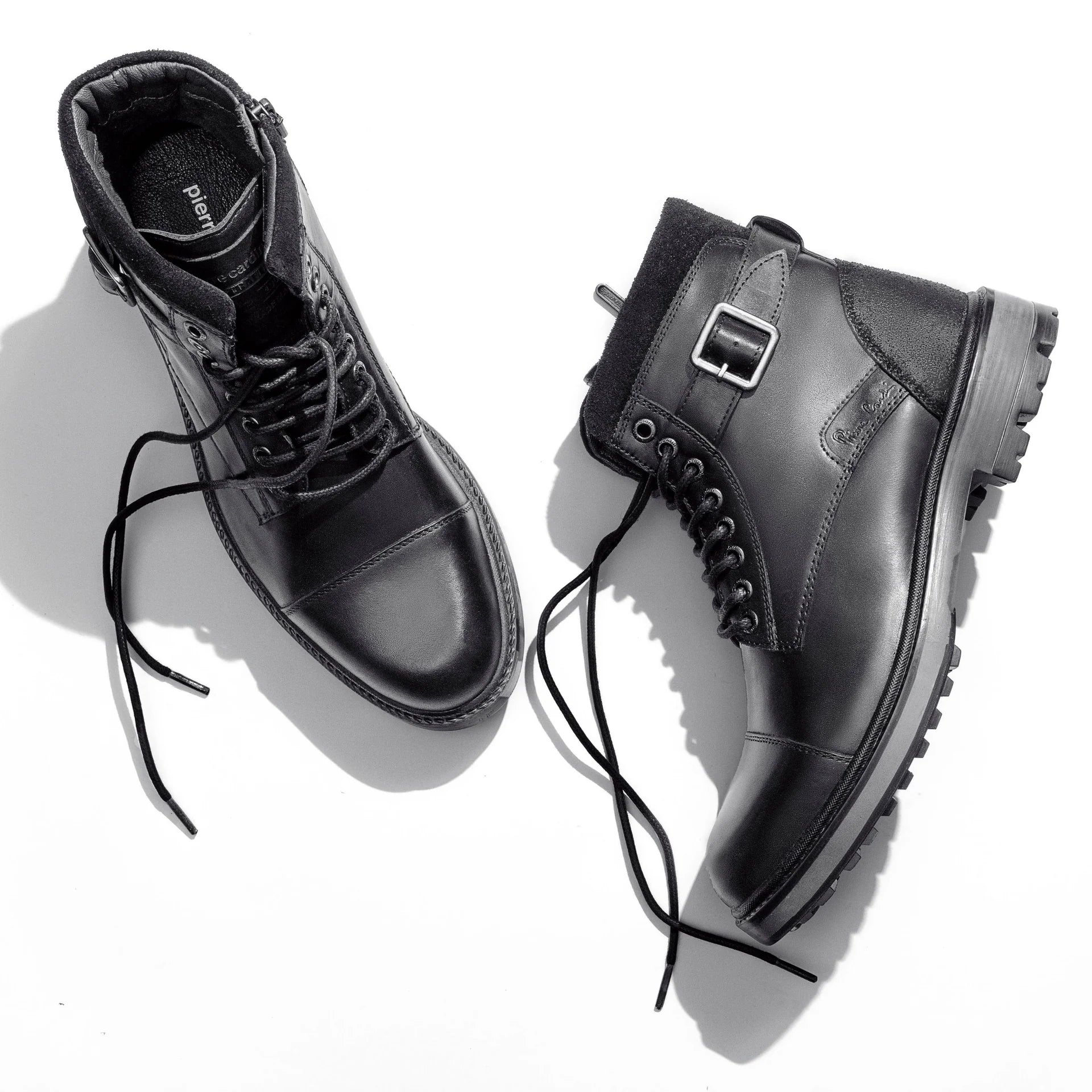 Hudson Leather Lace Up Boots