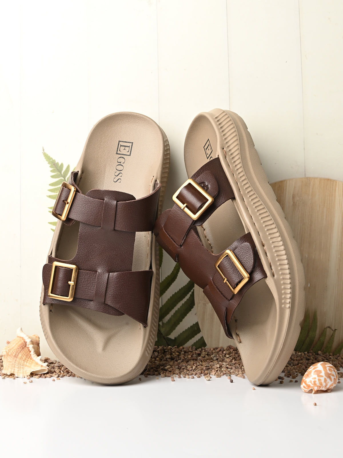 Mikel Zero Gravity Summer Comfort Leather Slippers