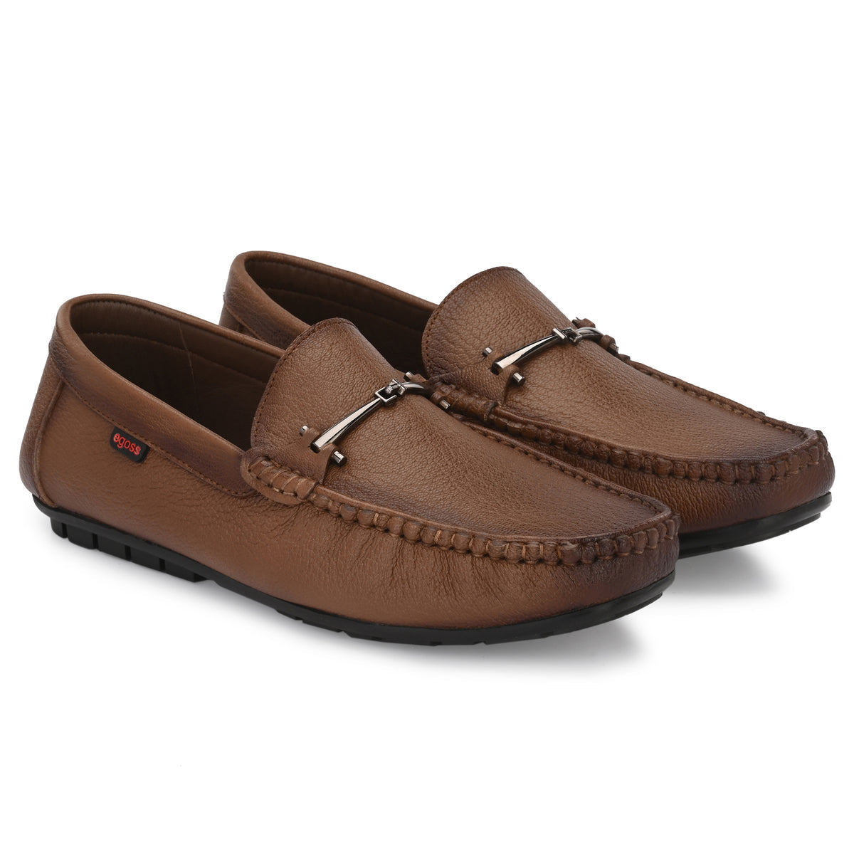 James Cushioned Leather Loafers - The Heels India