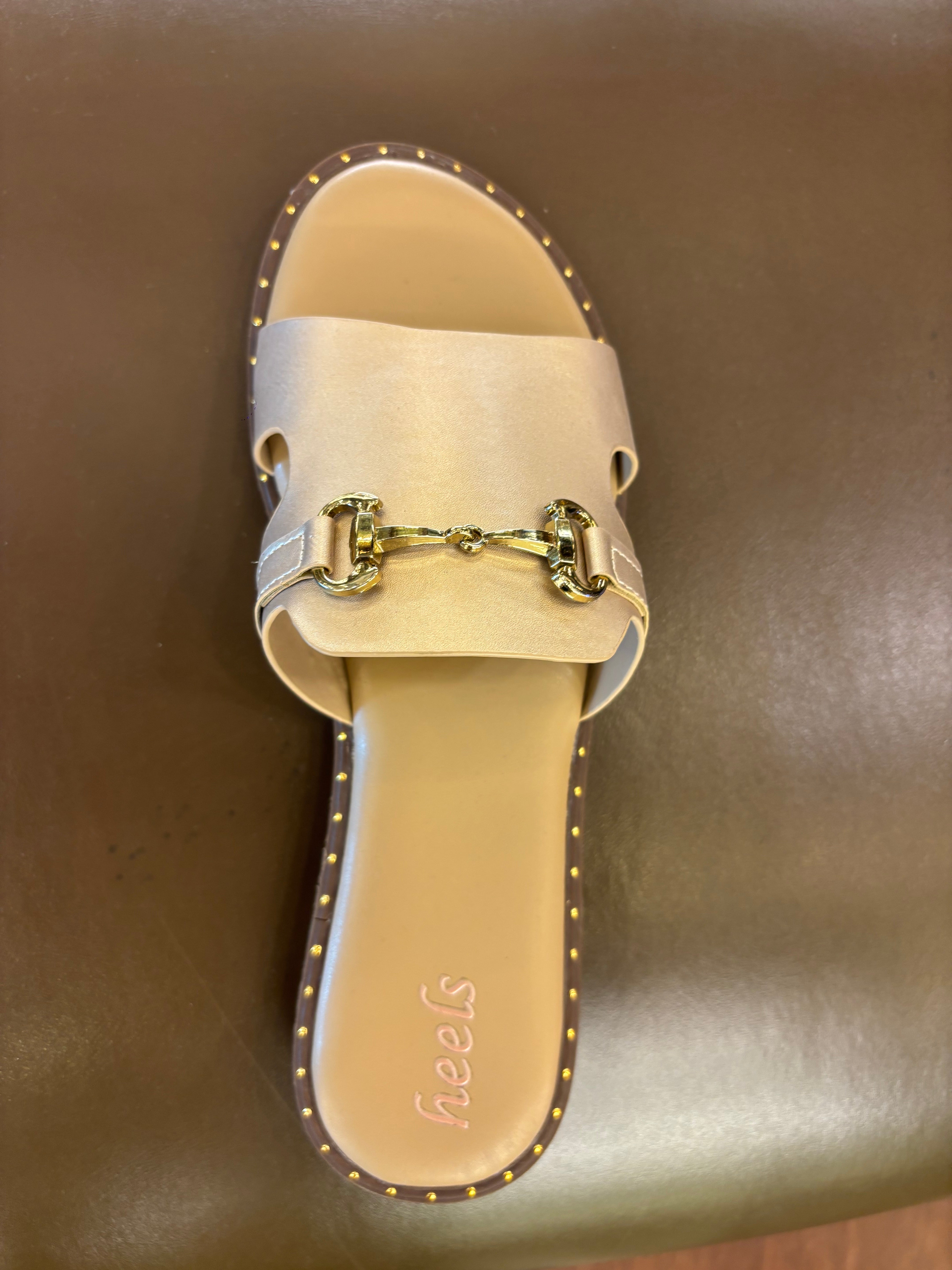 Fenny Cushioned Buckled Summer Sliders