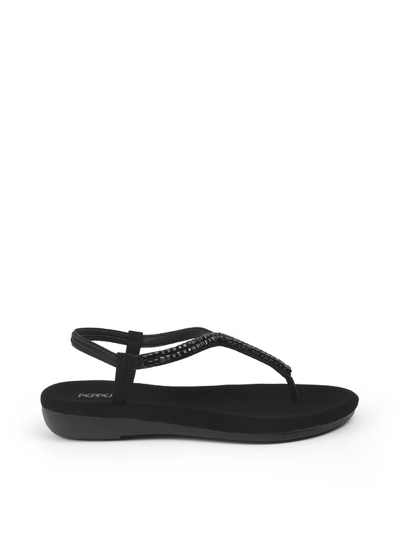 Carmen Cushioned Elastic Sandals