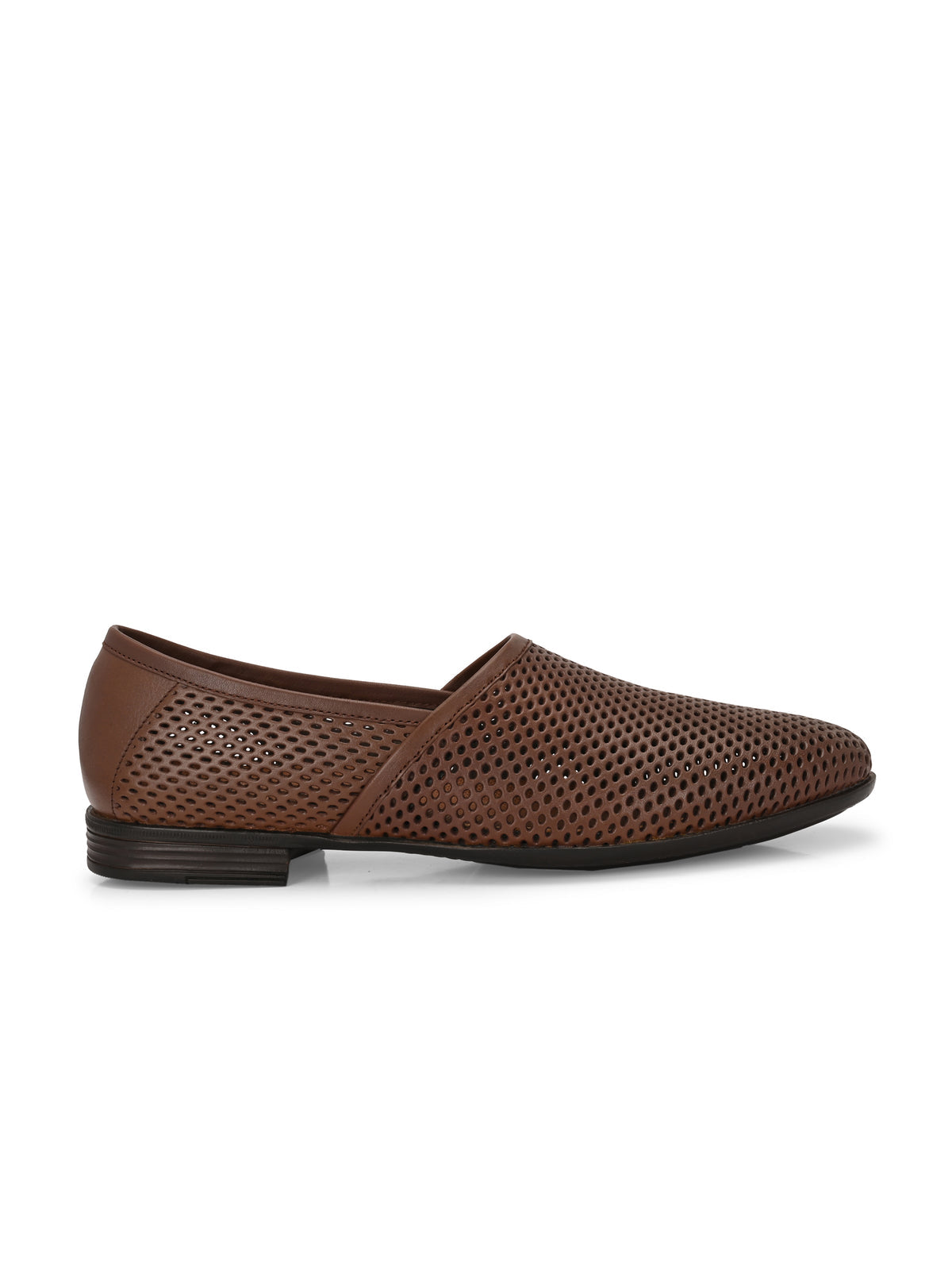 Danza Perforated Leather Slip ons