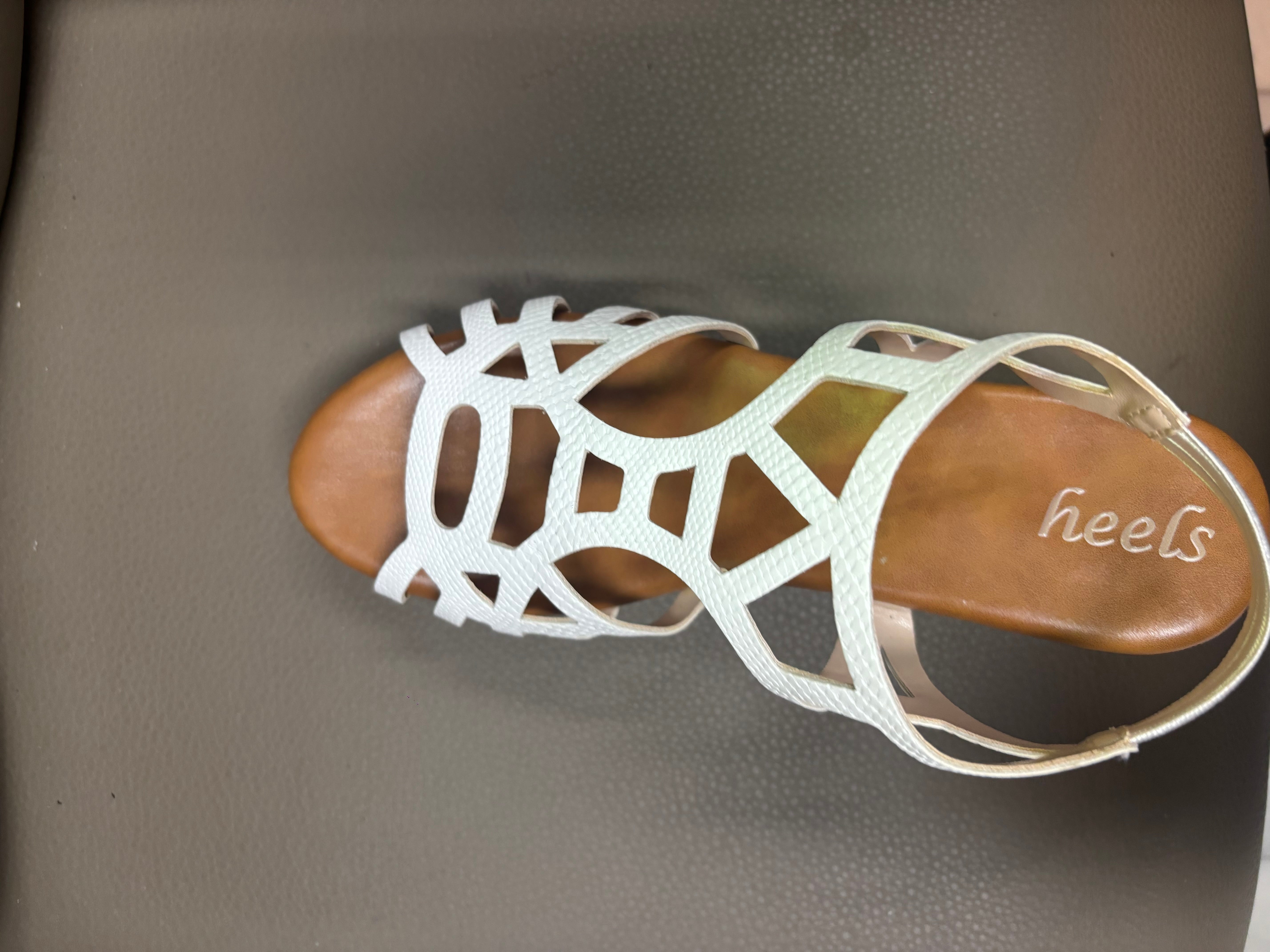 Kylin Platform Gladiator Peep Toe Block Heel Sandals