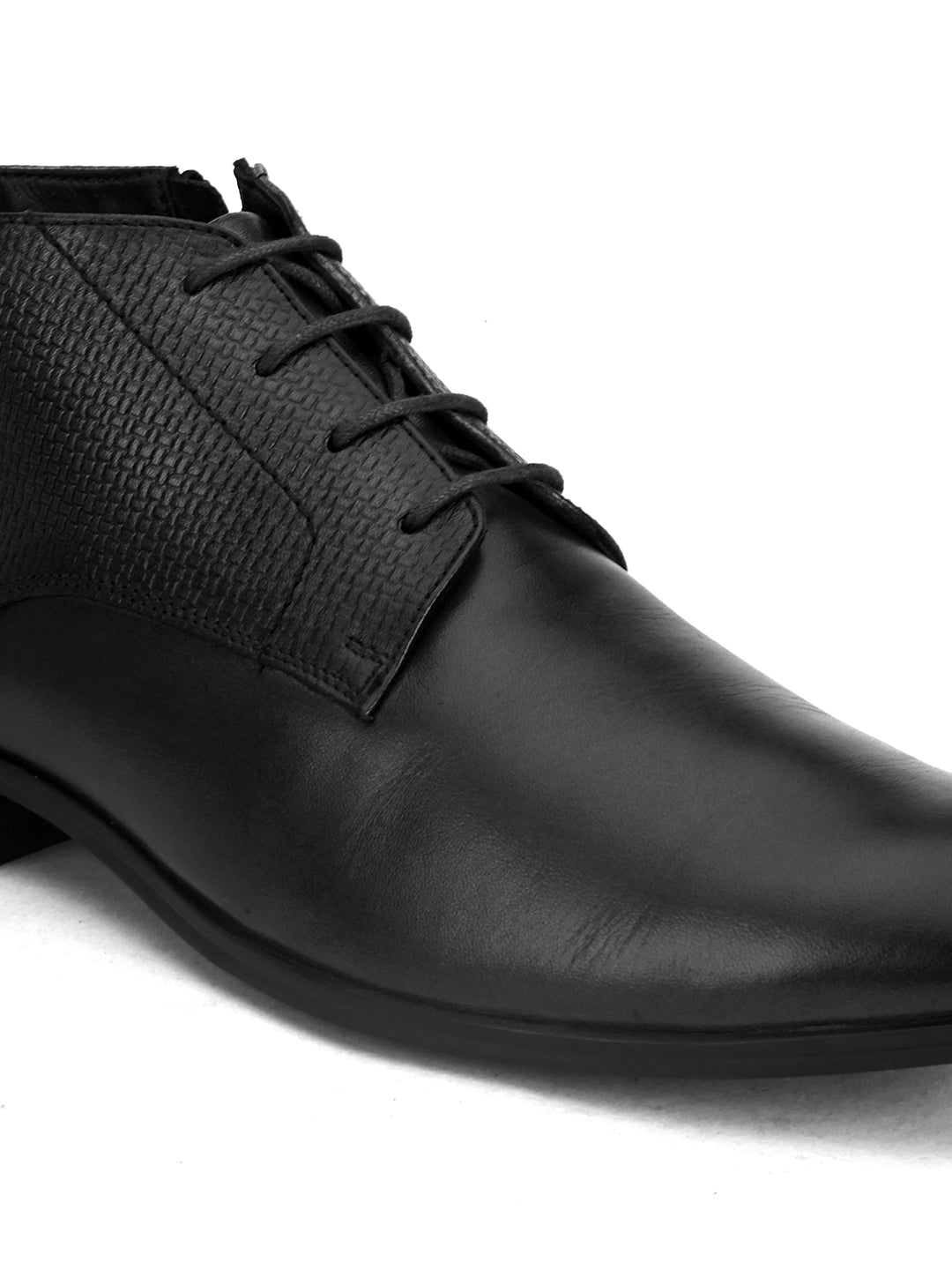 Fernandez Leather Side Zip Formal Chukka Boots