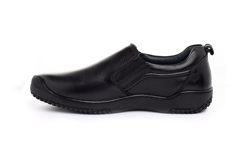Ashton Casual Leather Slip Ons - The Heels India