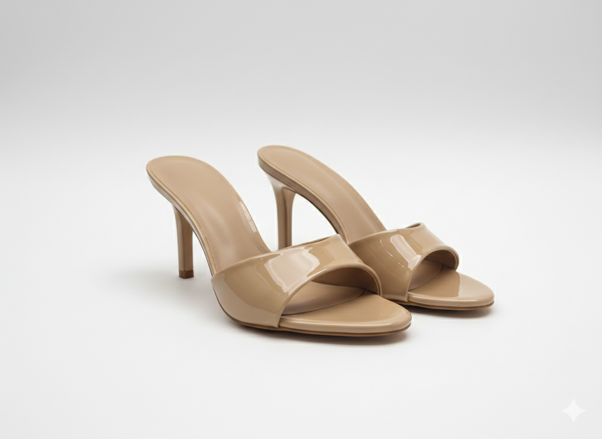 Ellie Premium Patent Pencil Heels