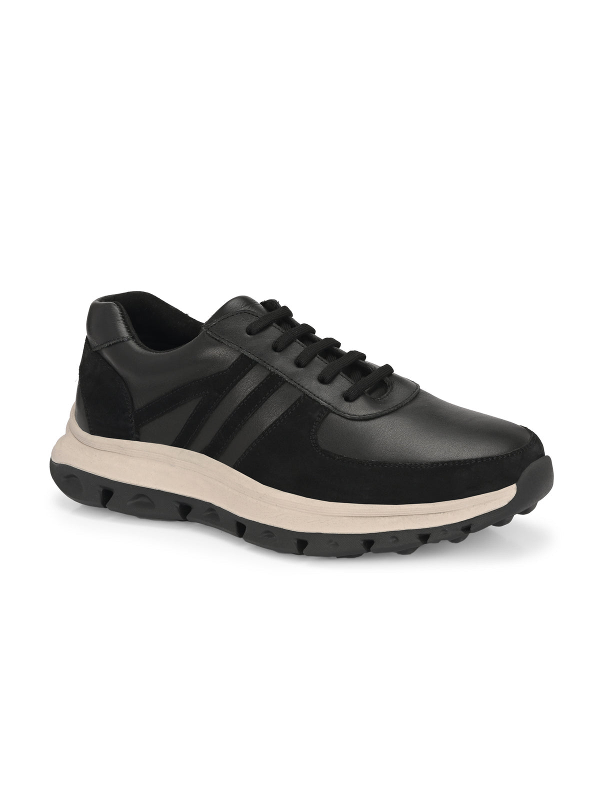 DRIFT Premium Leather Lace-Up Sneakers