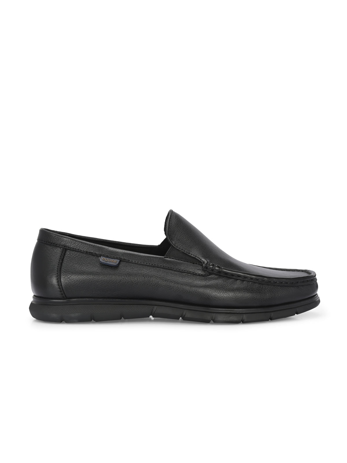 Andrew Black Leather Loafers - The Heels India