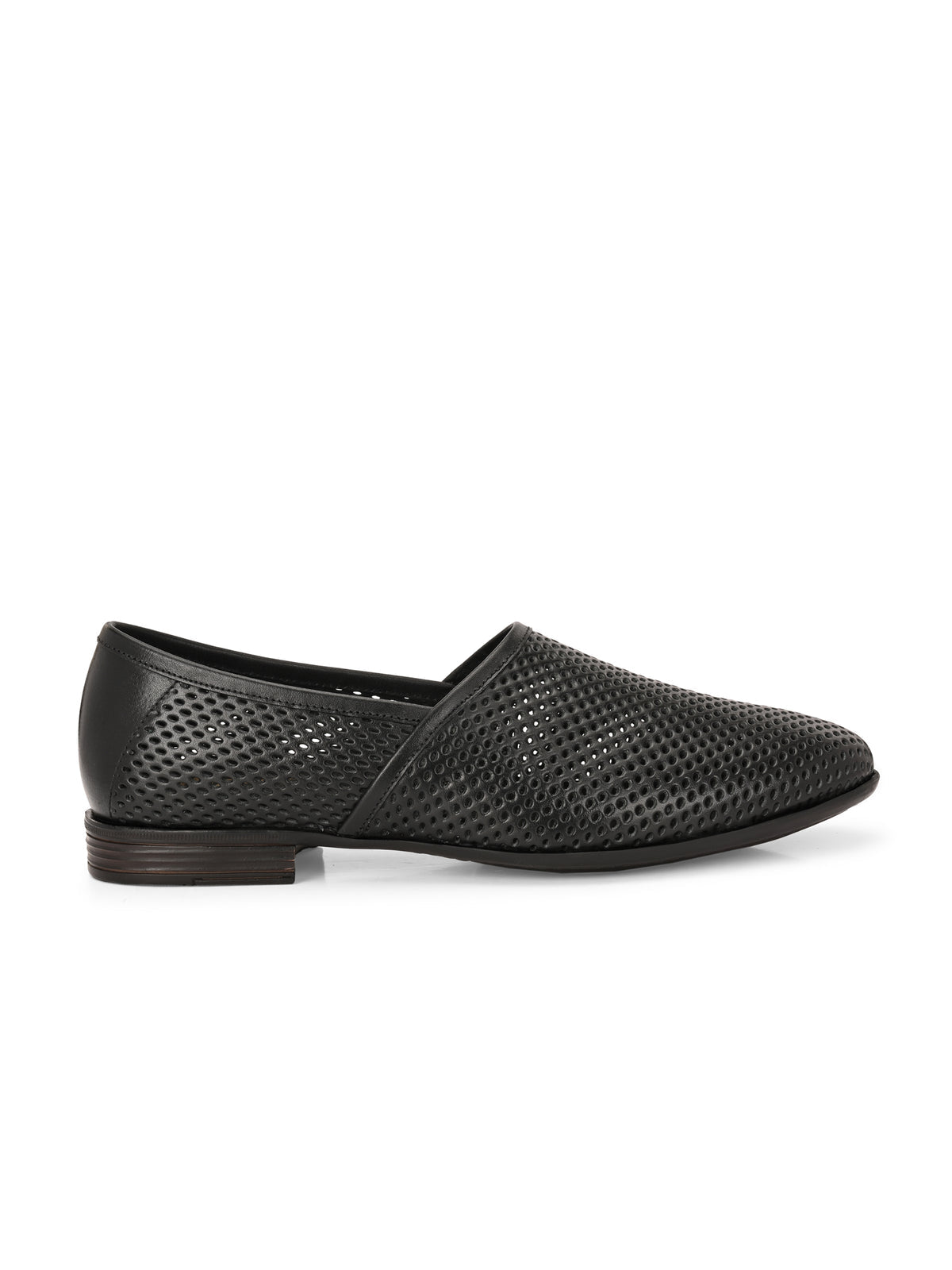 Danza Perforated Leather Slip ons