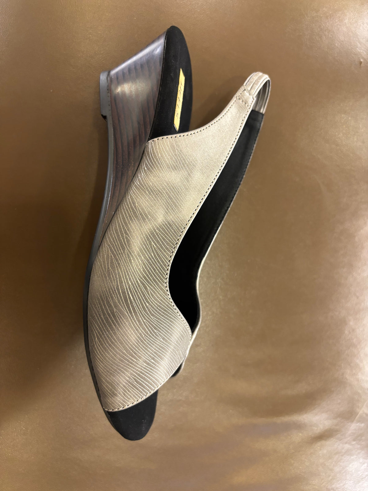 Riley Comfort Back Elastic Wedge Heels