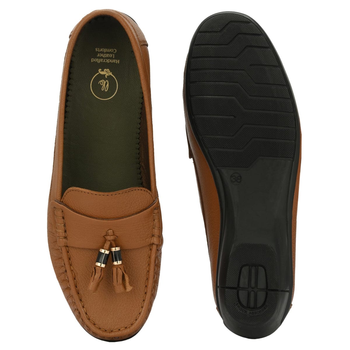 Sydney Tassel Leather Loafers - The Heels India