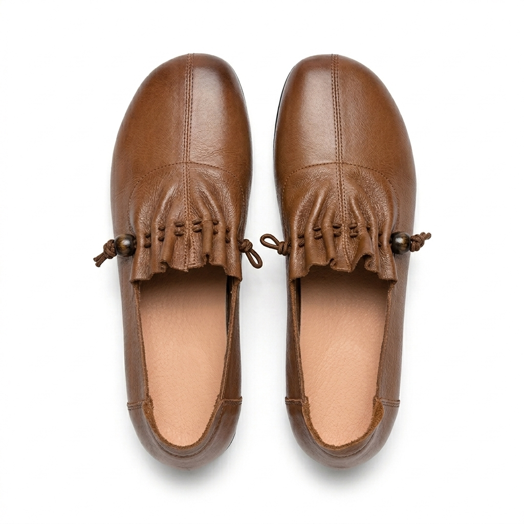Carlita Premium Leather Comfort Loafers - The Heels India
