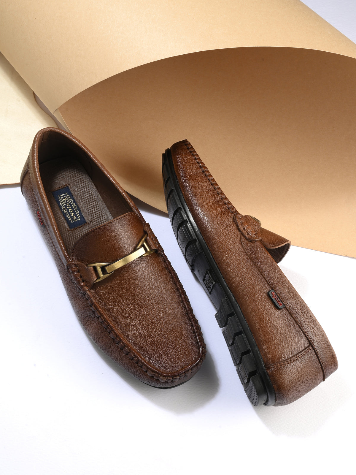 Baena Leather Cushioned Loafers