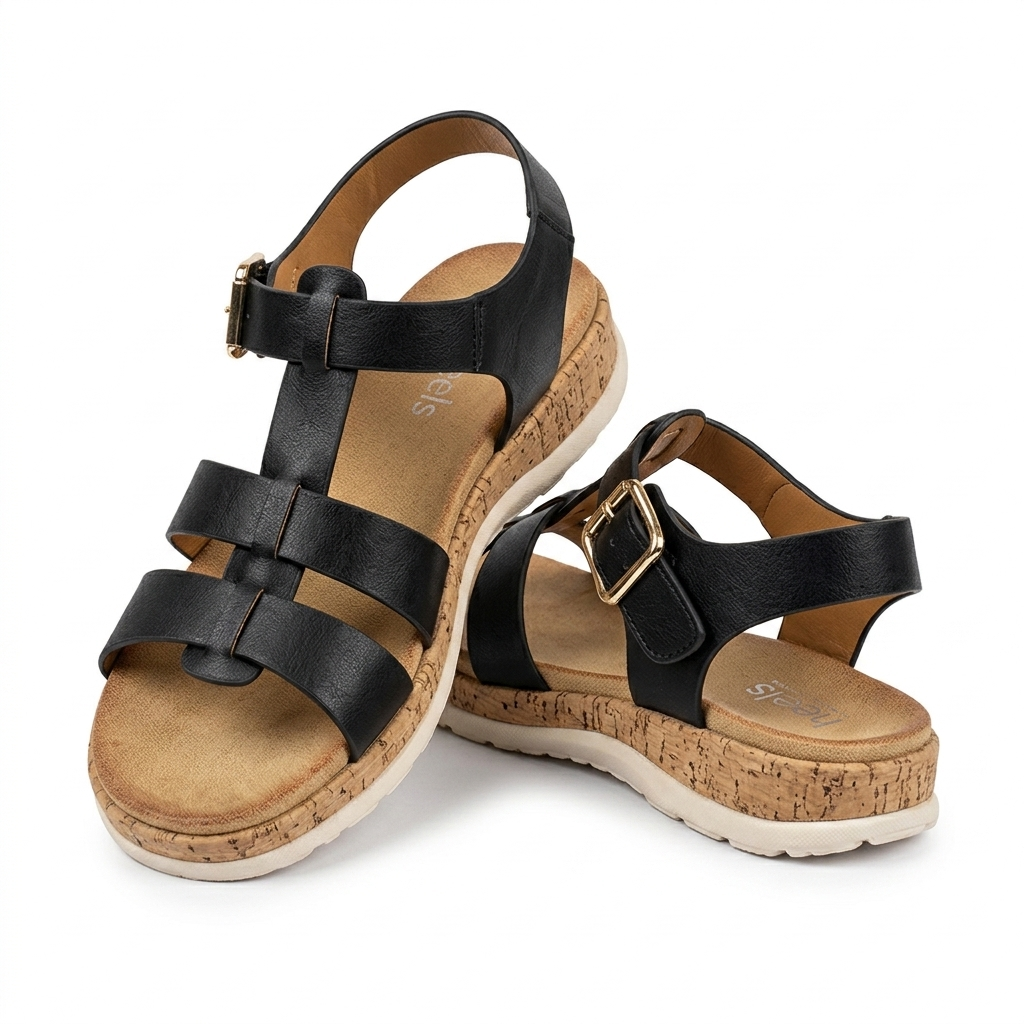 Velora Comfort Sandals – Cushioned T-Strap Daily Wear