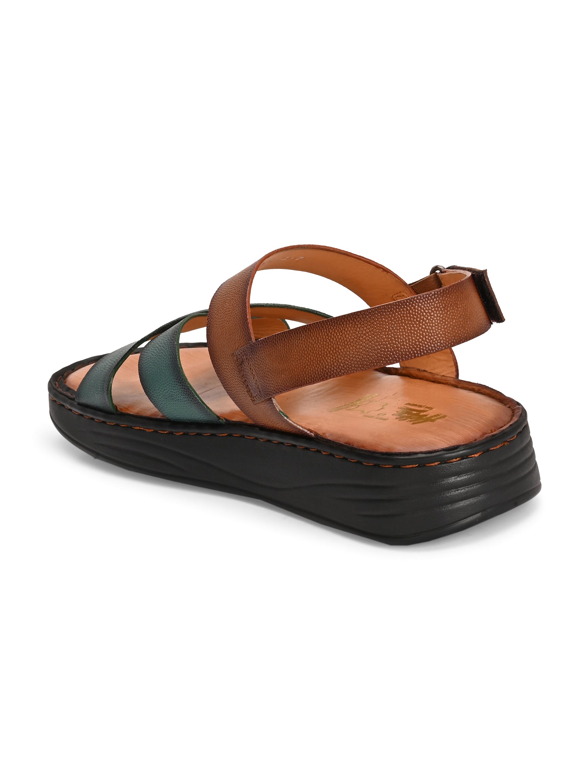 Renzo Multi Leather Cushion Sandals