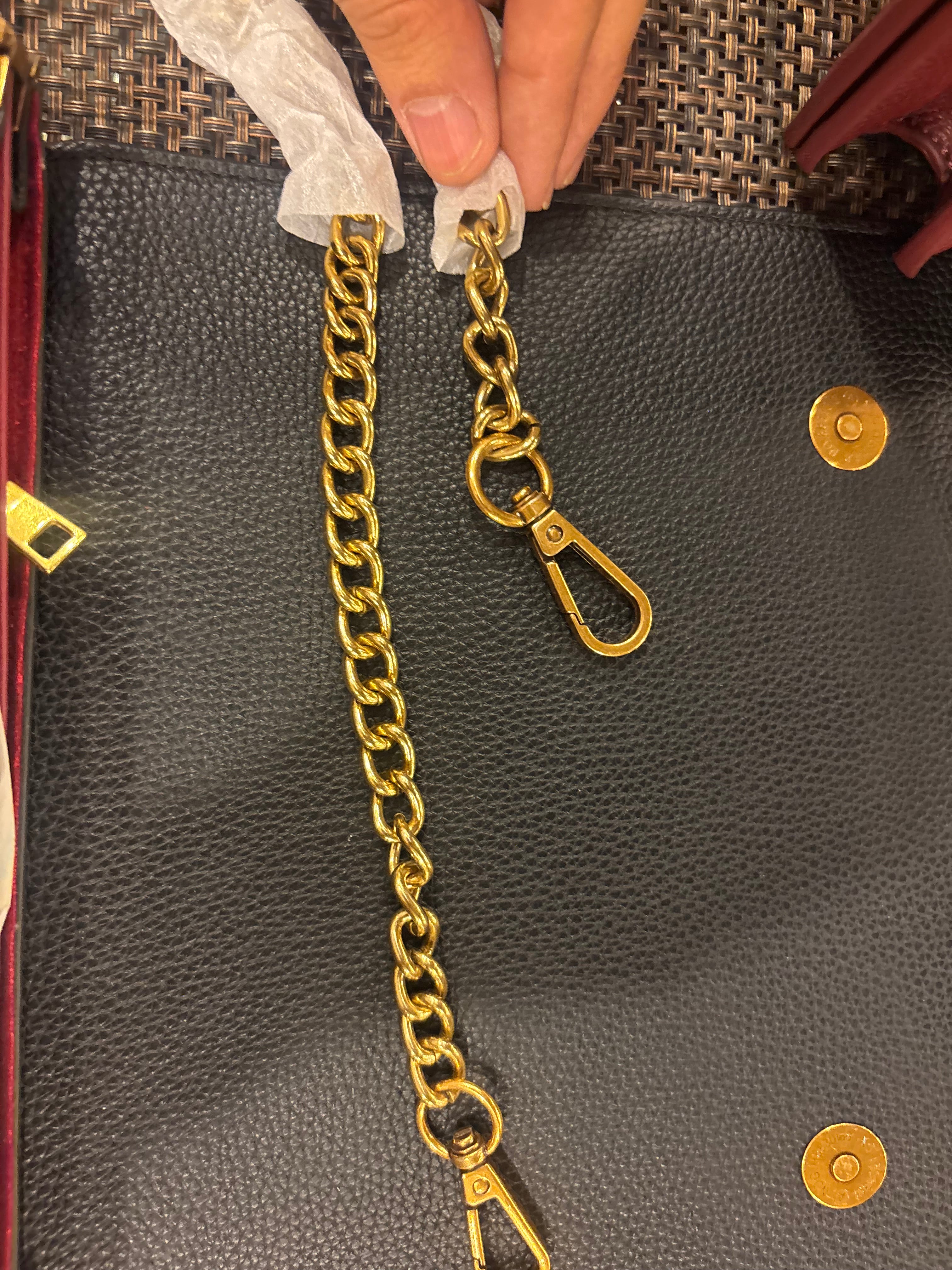 Metallic Snake Buckle Top Flap Sling Bag