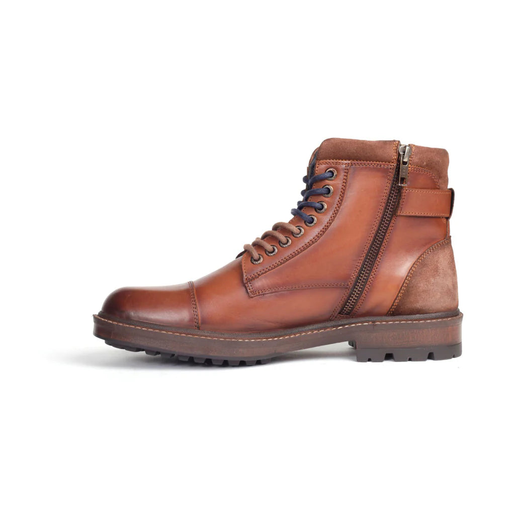 Hudson Leather Lace Up Boots