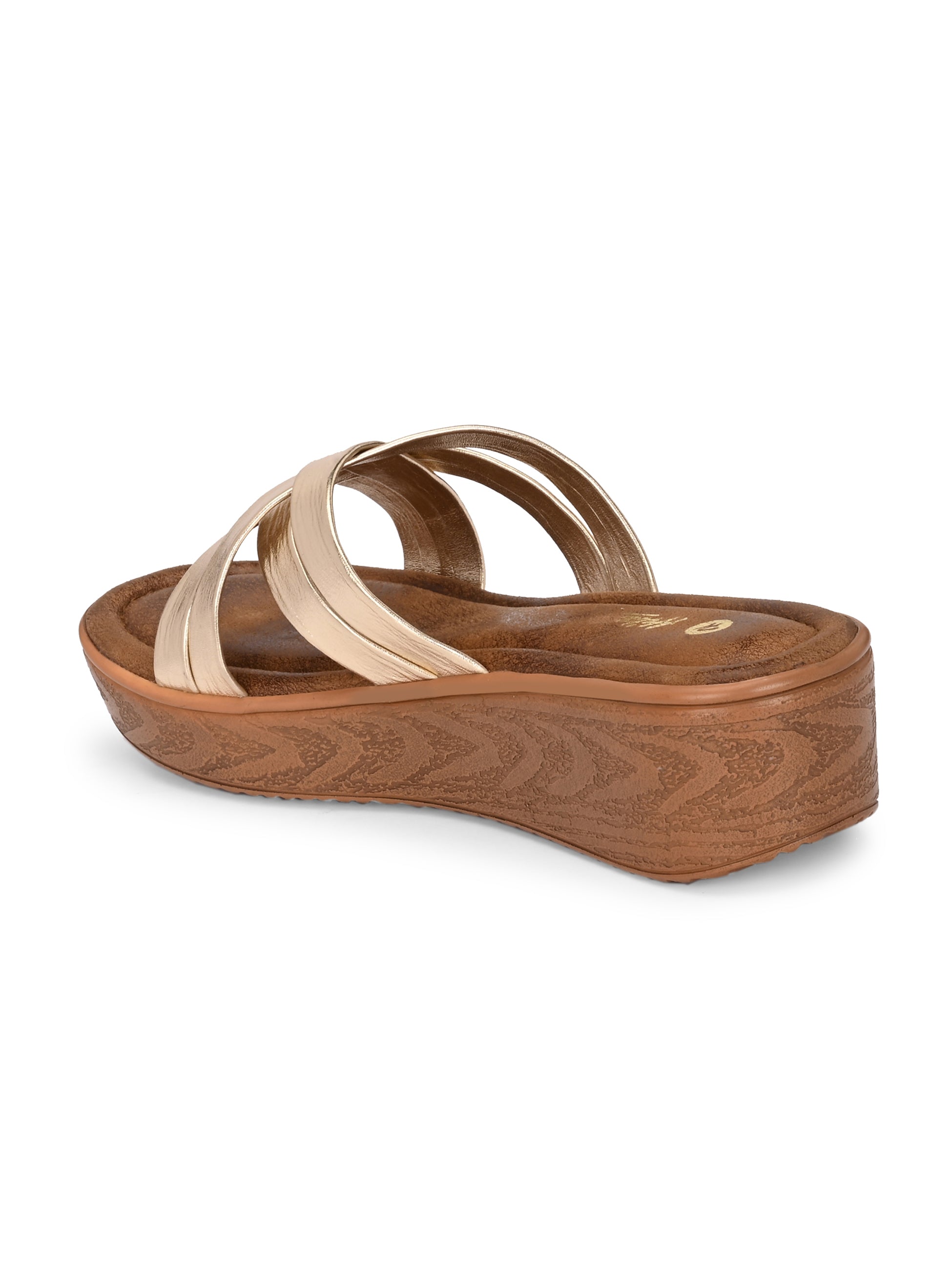 Kaiva Wedge Cross Slippers
