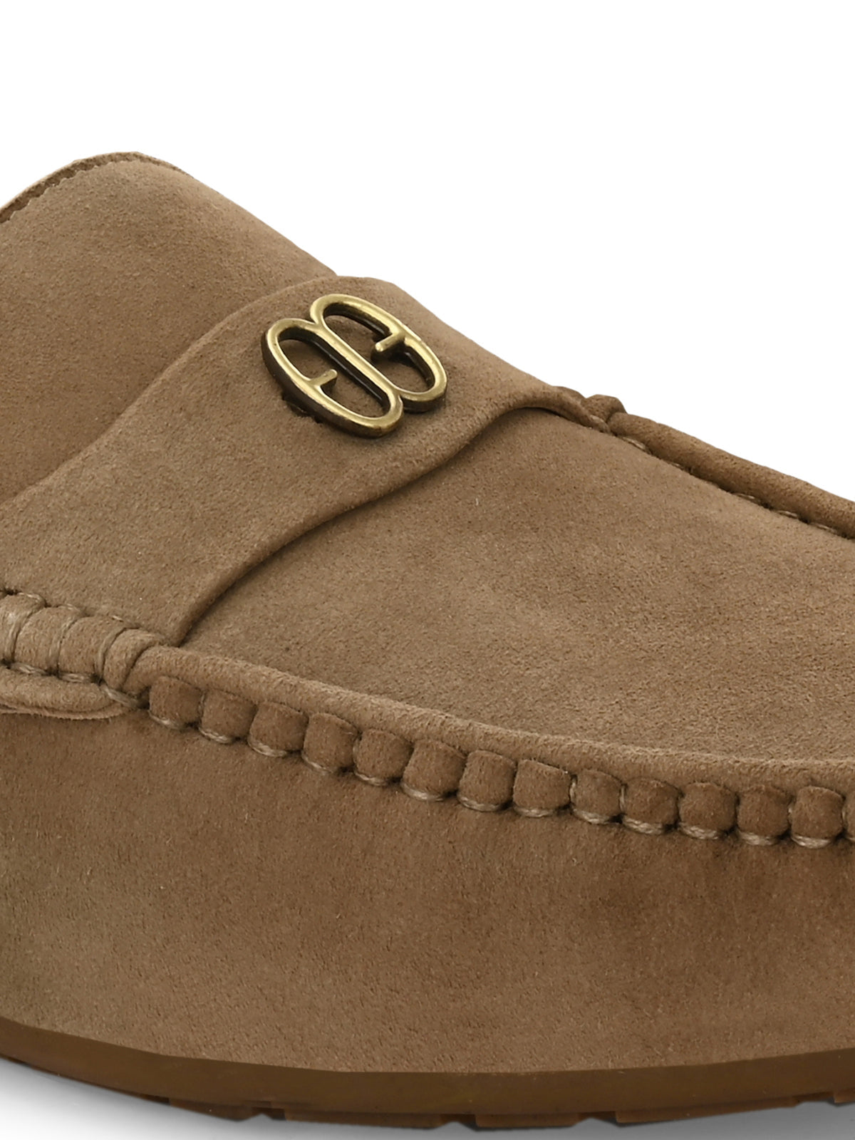 Ascend Sand Leather Loafers - The Heels India