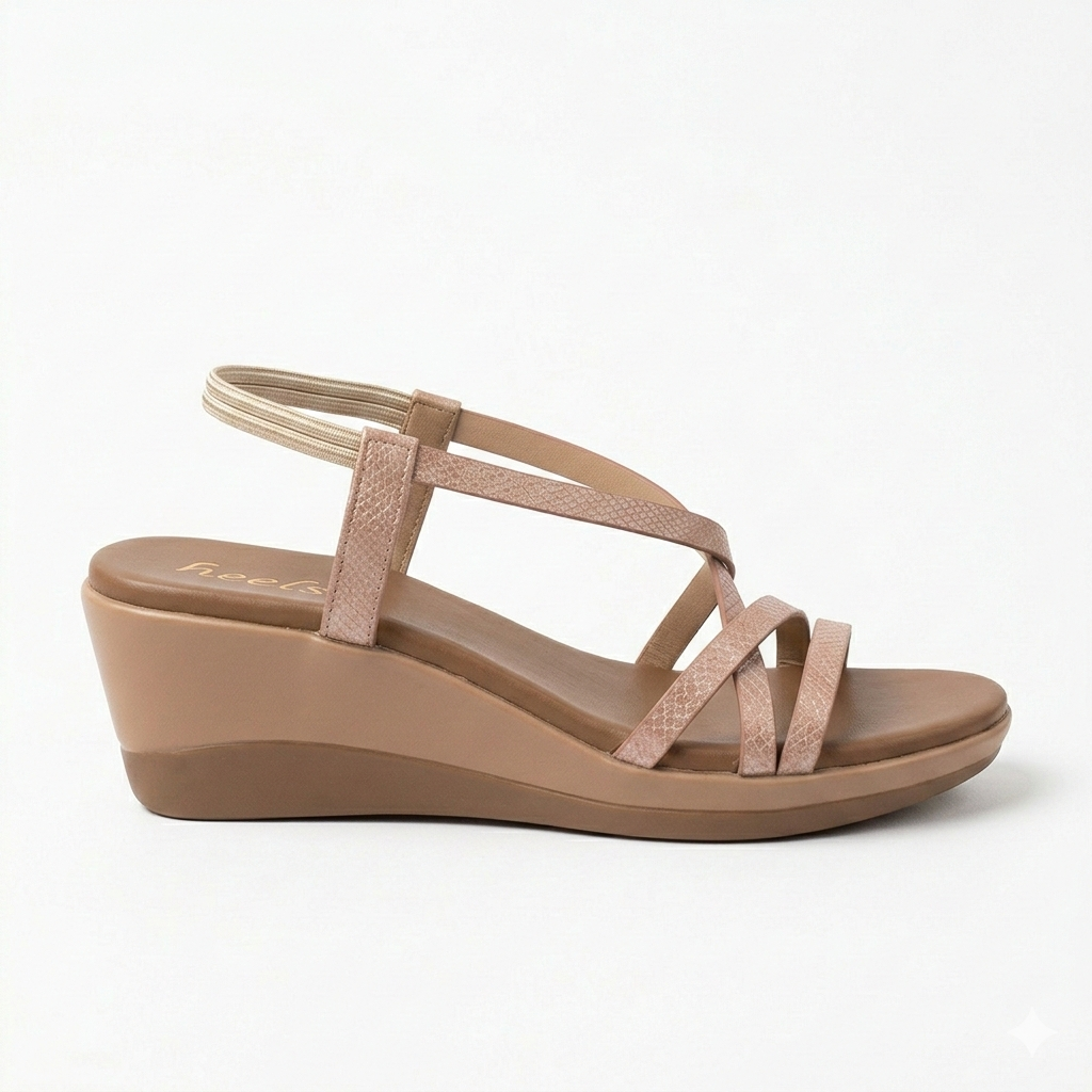 Raye Strappy Wedge Comfort Summer Sandals