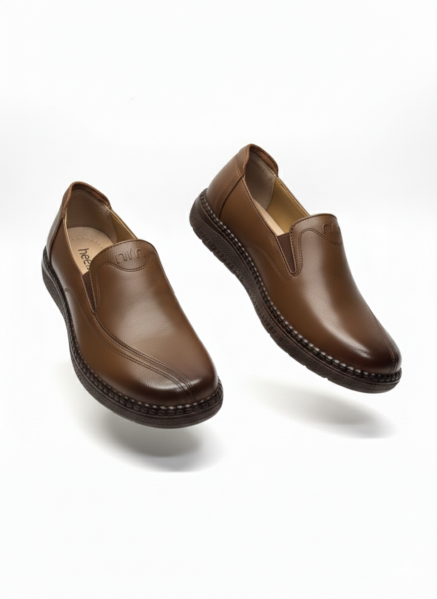 Hilary Premium Leather Cushioned Loafers - The Heels India