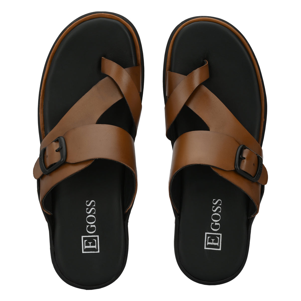 Vance Cushion Leather Thumb Slippers - The Heels India