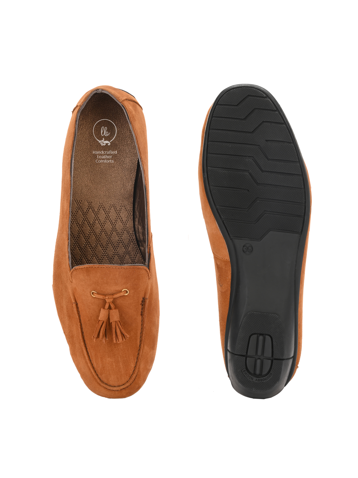 Jerry Suede Leather Tassel Loafers