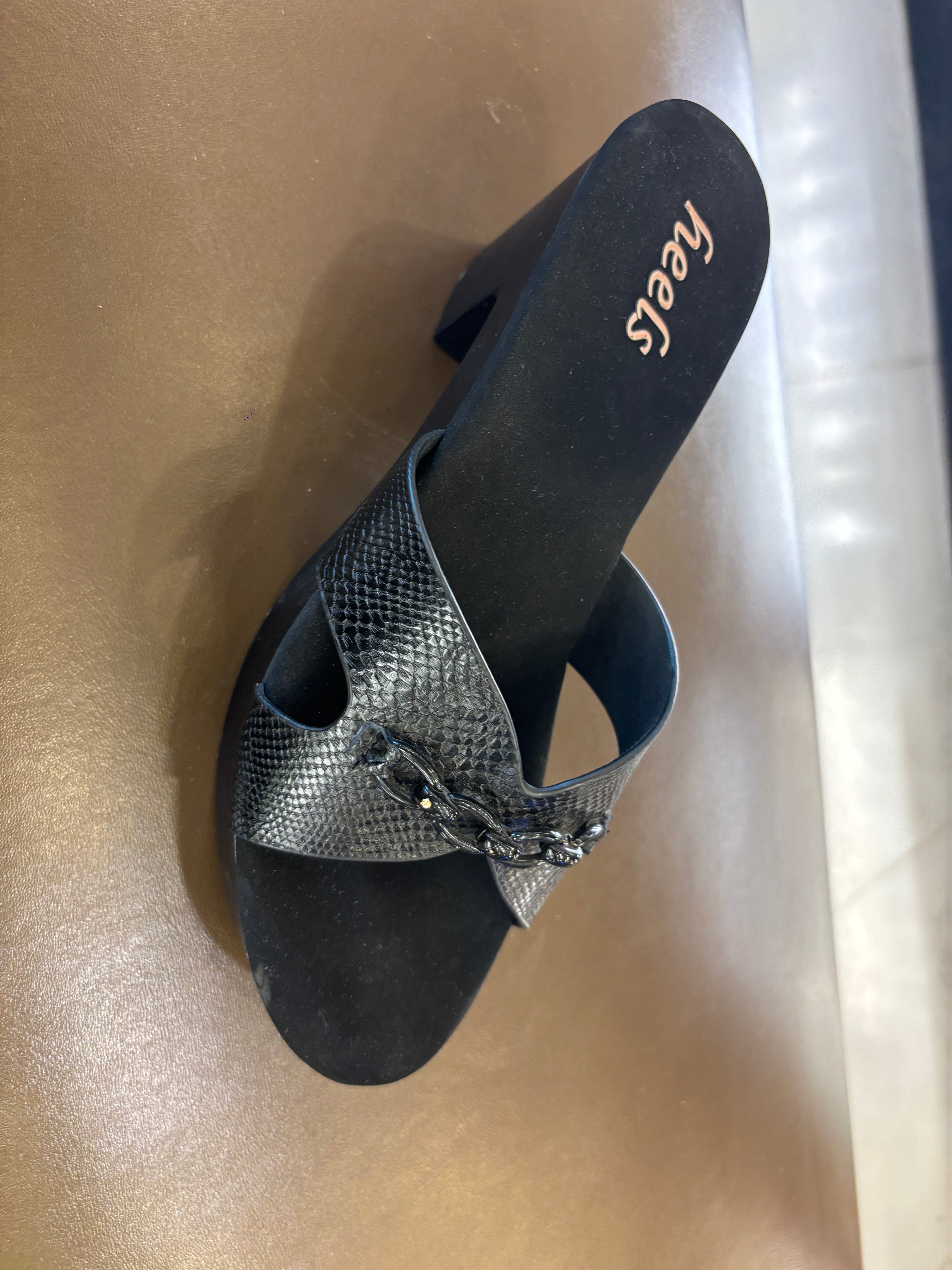 Tessa Platform Peep Toe Block Heels