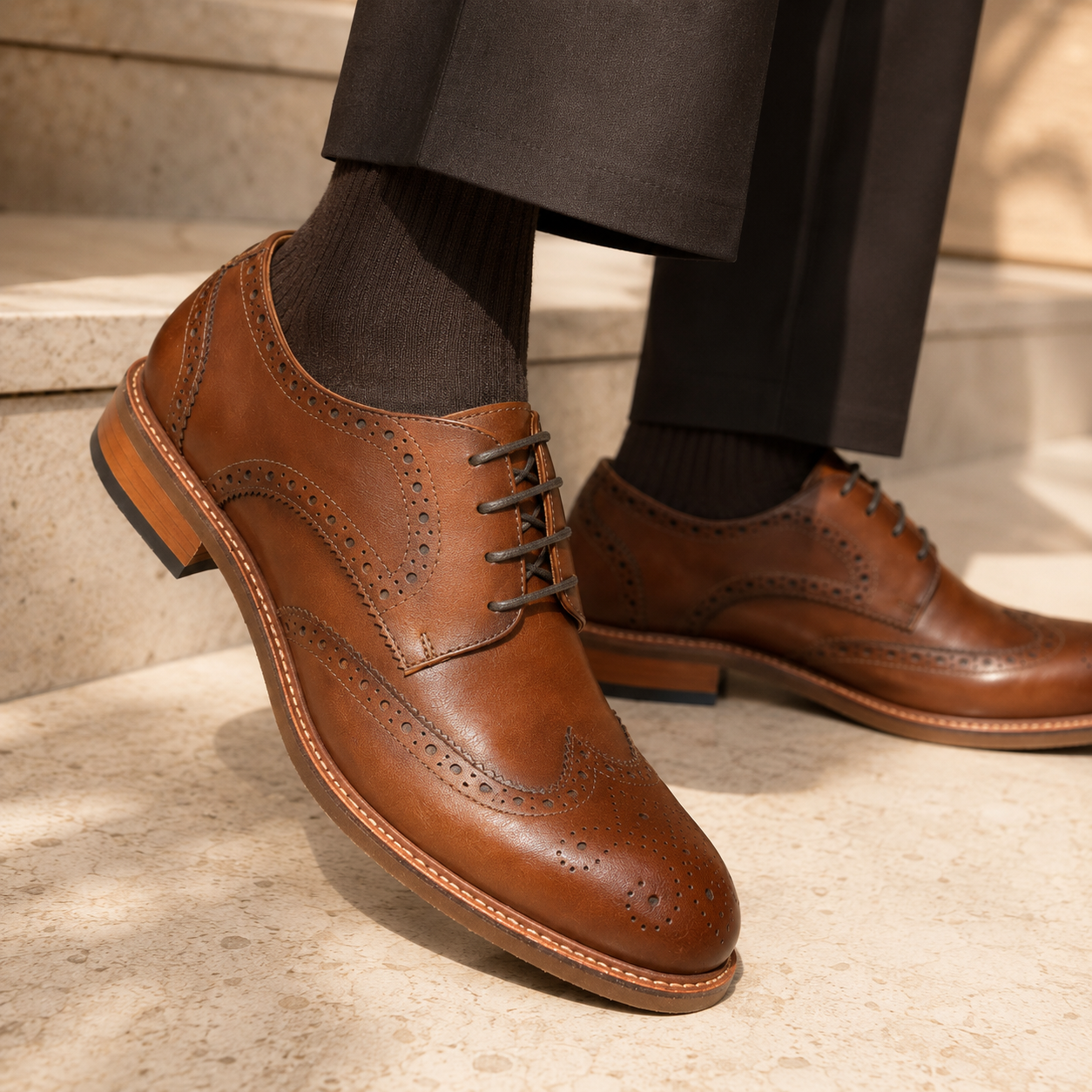 Mudryk Premium Leather Formal Lace Up Brogues