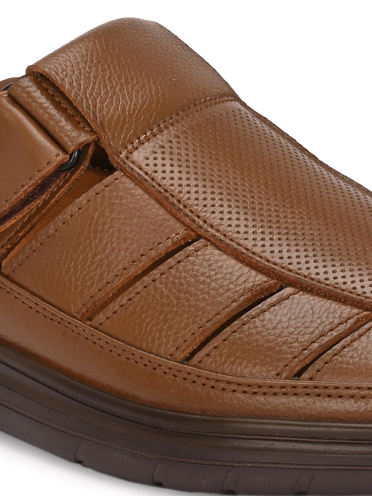 Ottavio Zero Gravity Leather Velcro Mules