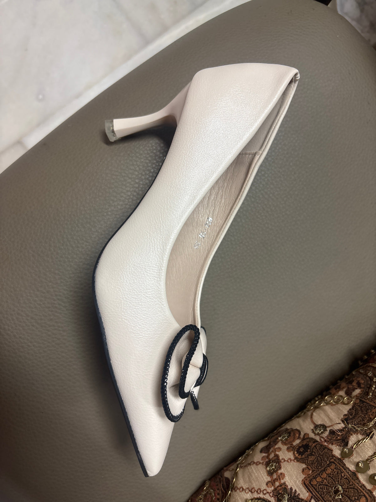 Rosalia Bow Pencil Heel Stilettos