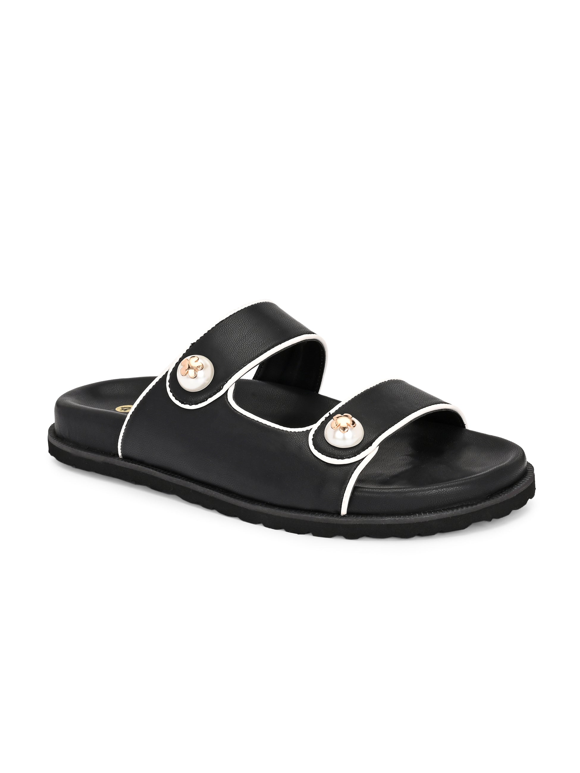 Athena Pipin Strappy Sliders