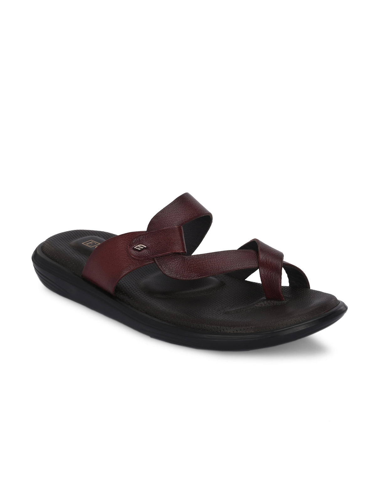 Cleo Cushion Leather Thumb Slippers - The Heels India