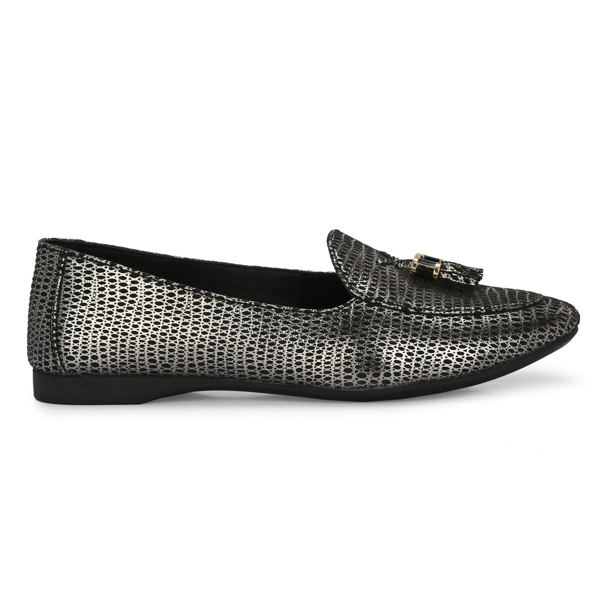 Malkova Leather Tassel Ballerinas