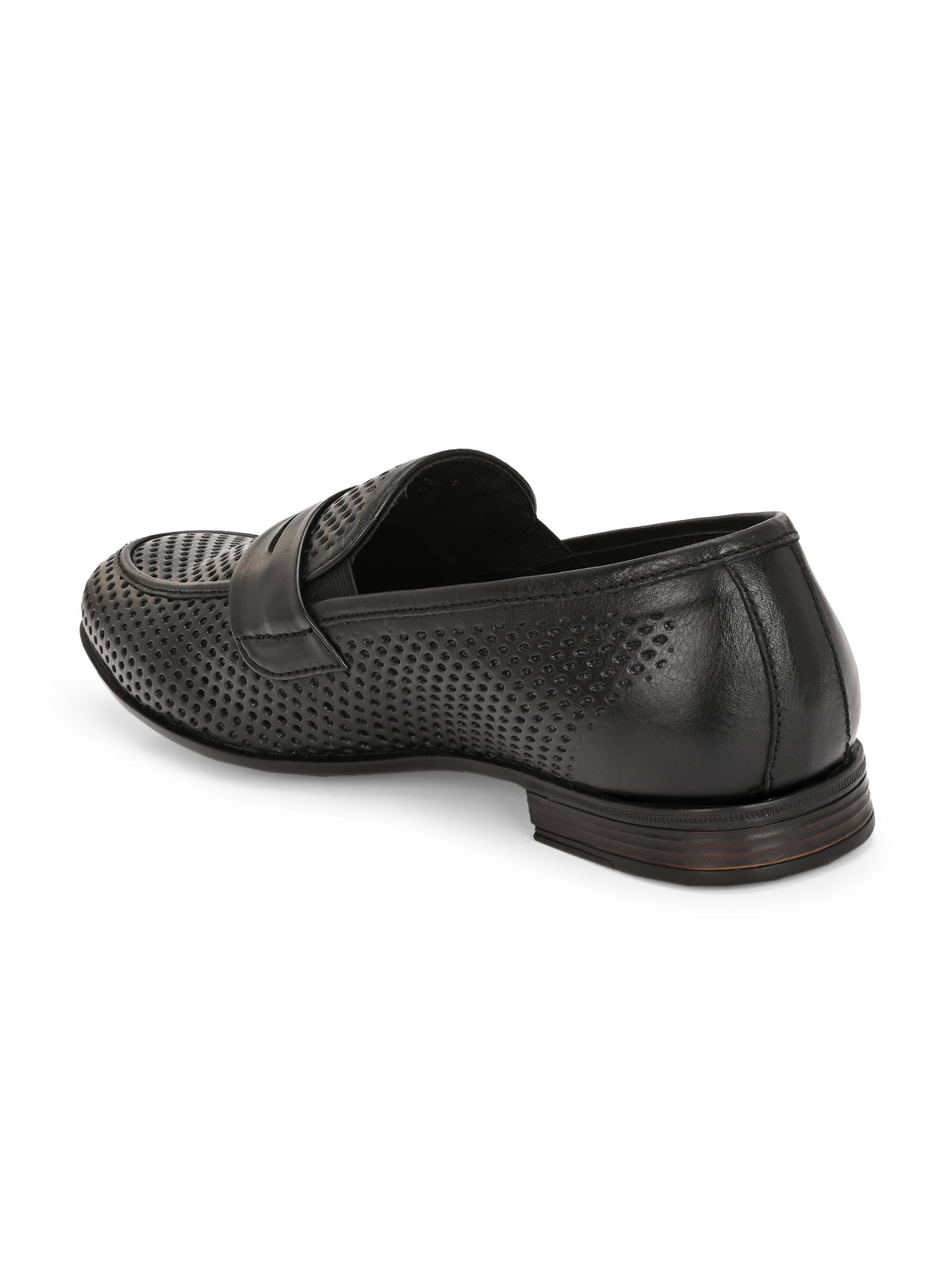 Markus Premium Leather Penny Perforated Loafers