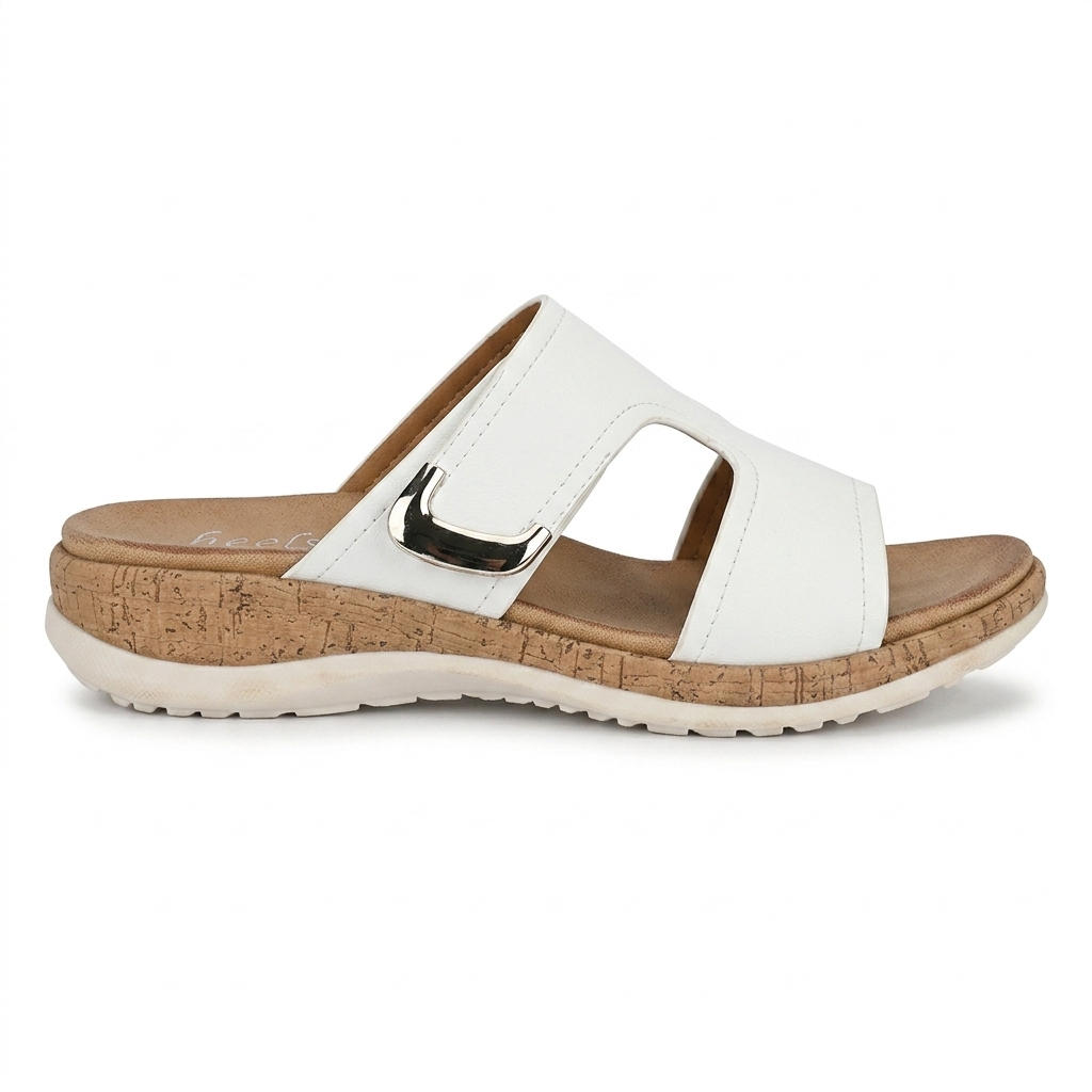 Belinda Comfort Slippers – Cushioned Velcro Strap