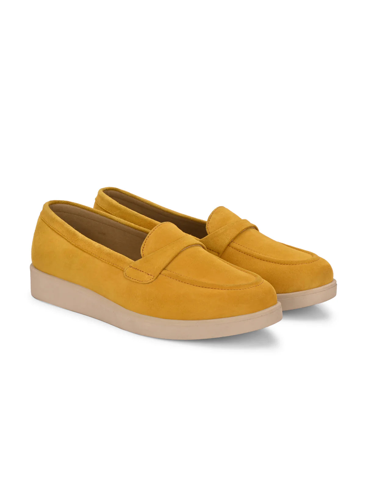 Carlita Suede Leather Loafers