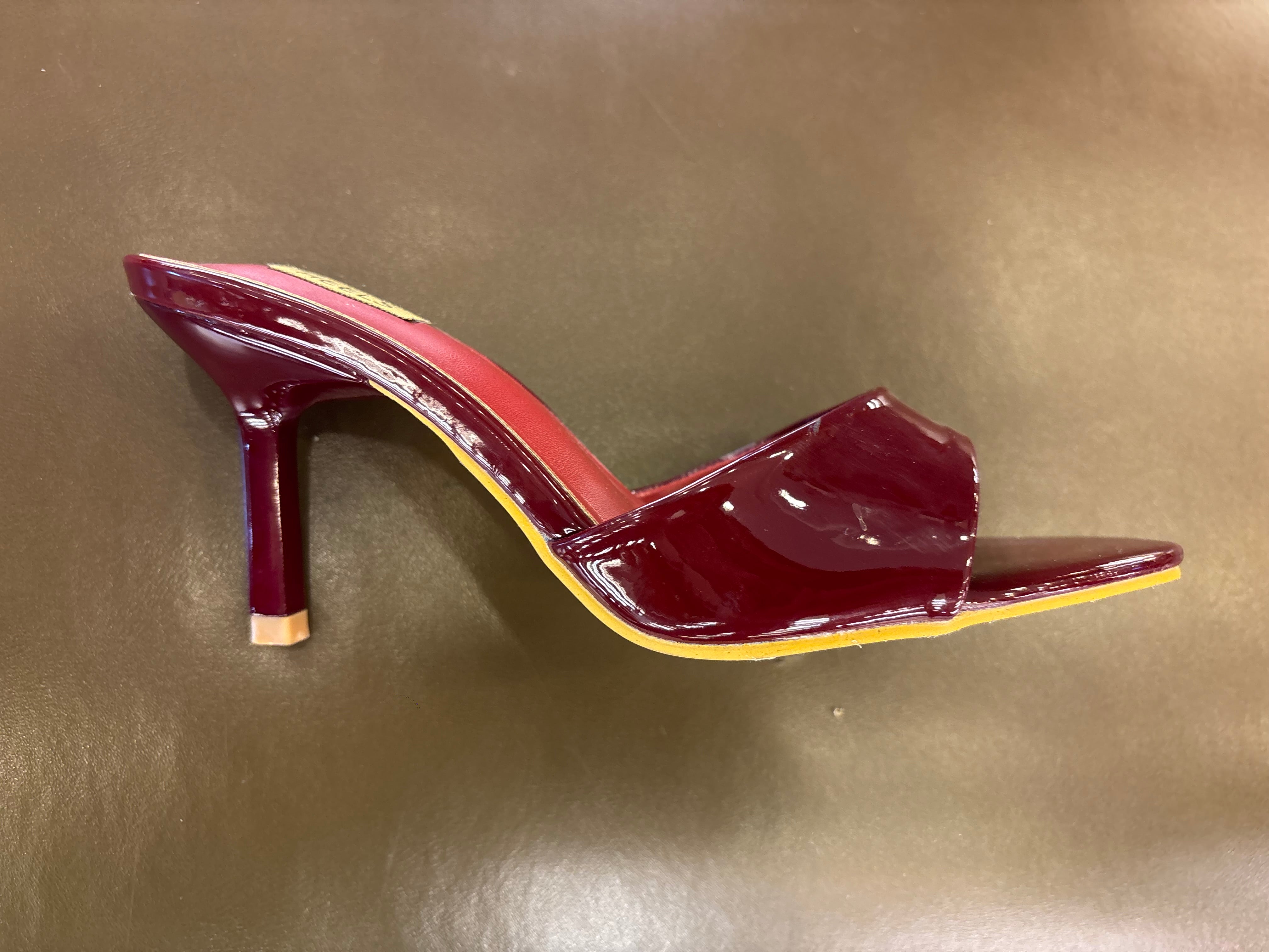 Ellie Premium Patent Pencil Heels