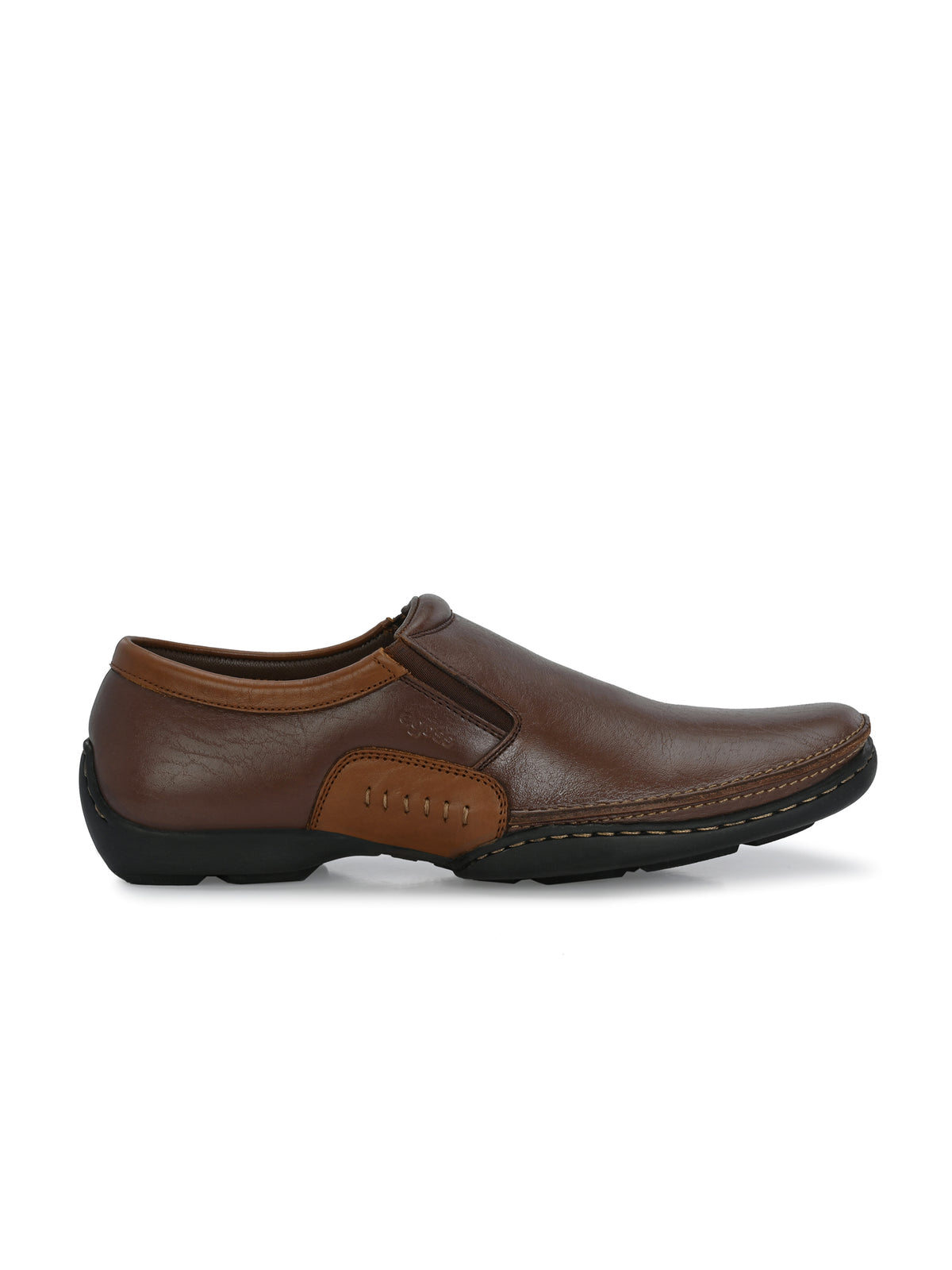 Warren Leather Broad Fit Casual Loafers