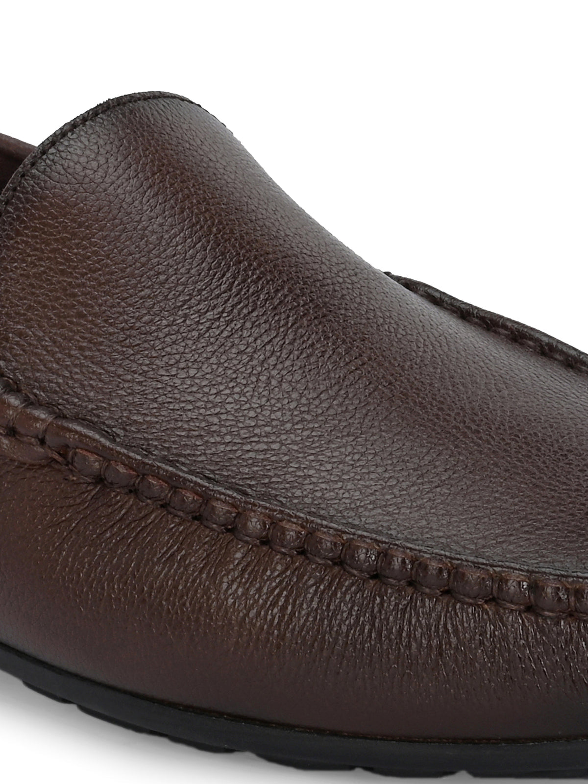 Cedar Plain Leather Cushioned Loafers