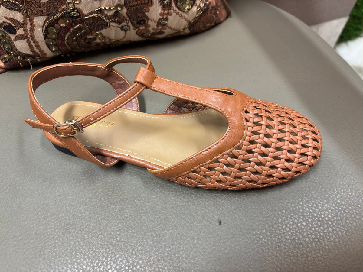 Nysa T Strap Premium Mesh Mary Janes