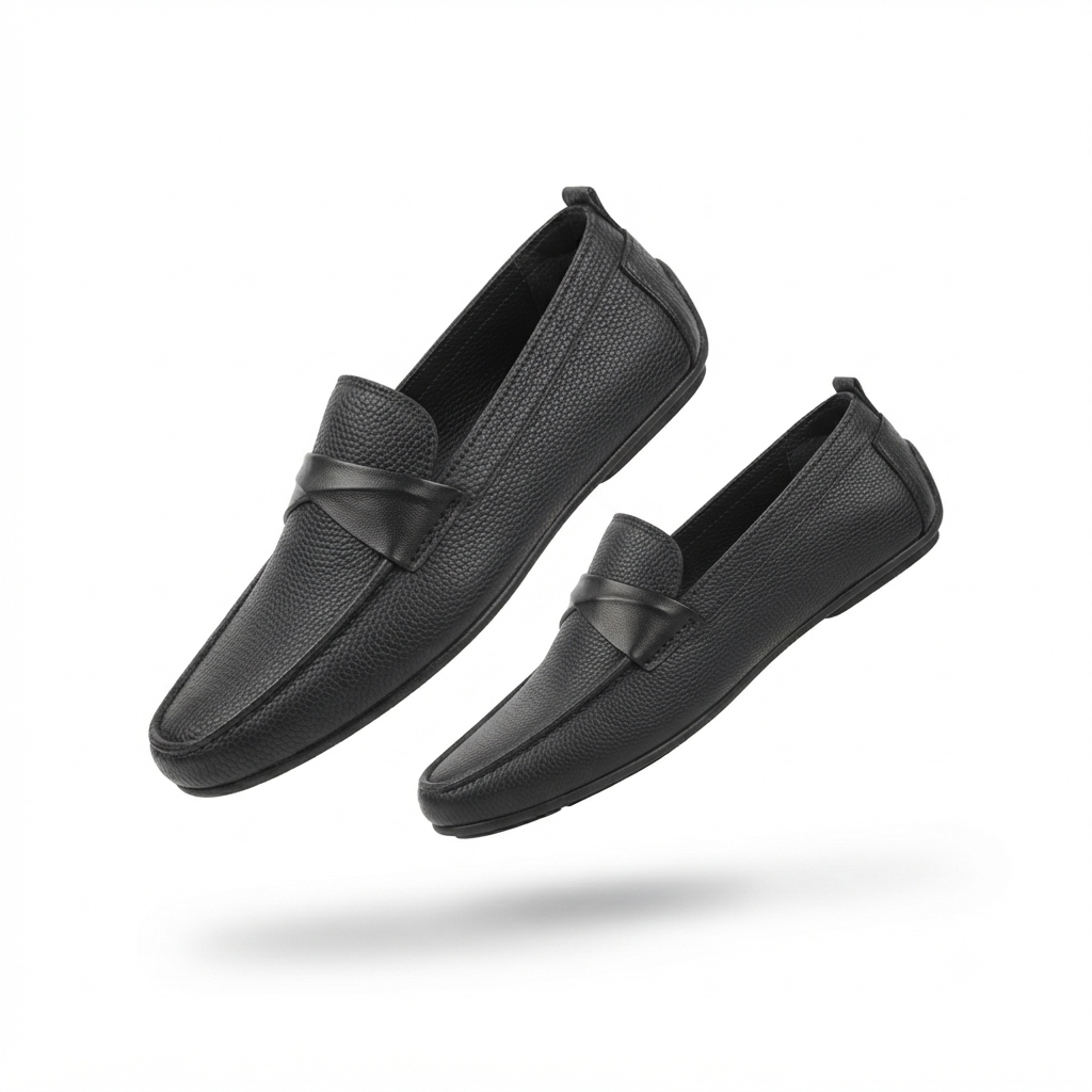 Swirl Classic Leather Loafers