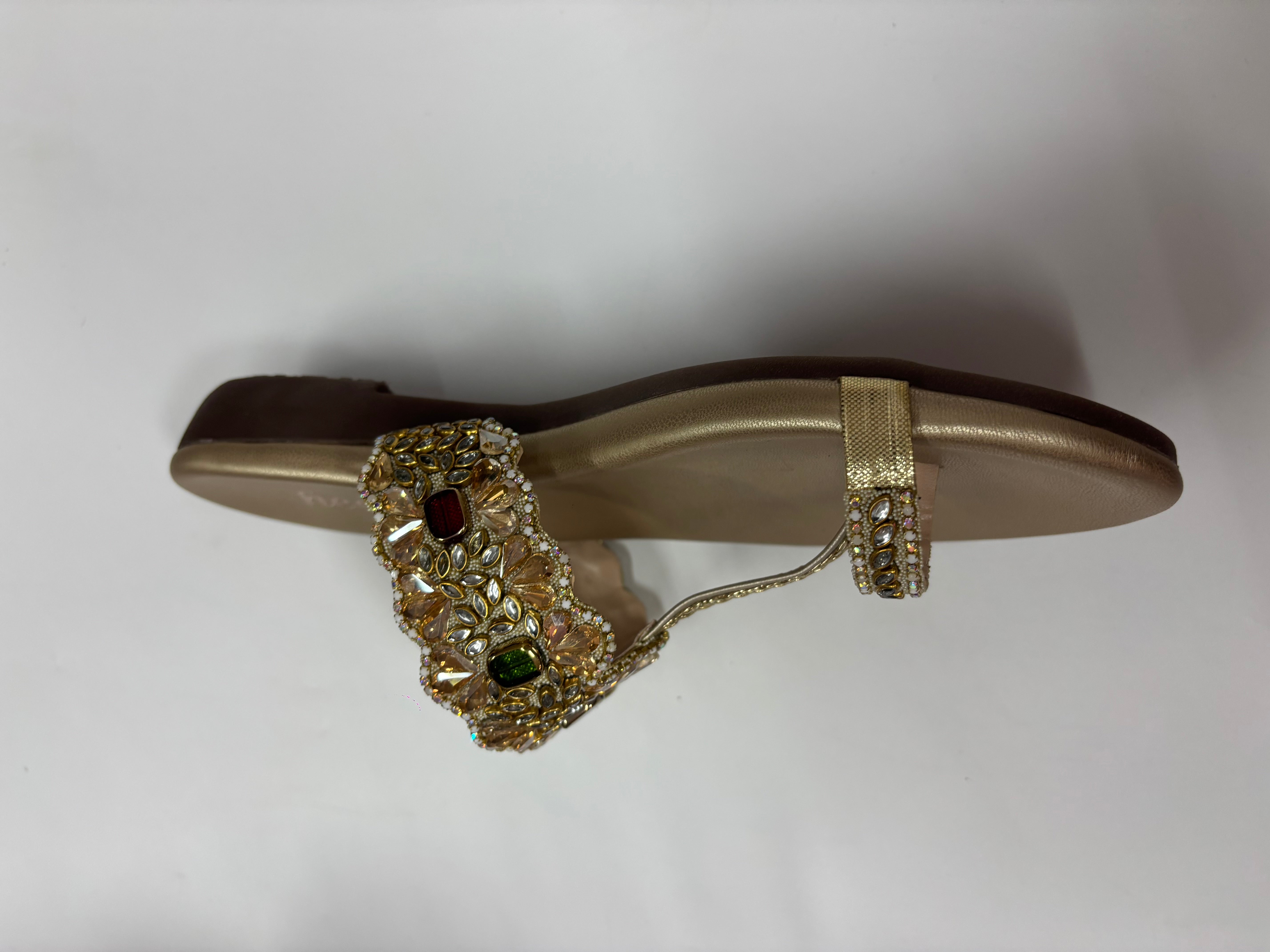 Fiza Embellished Ethnic Fancy Flat Slippers