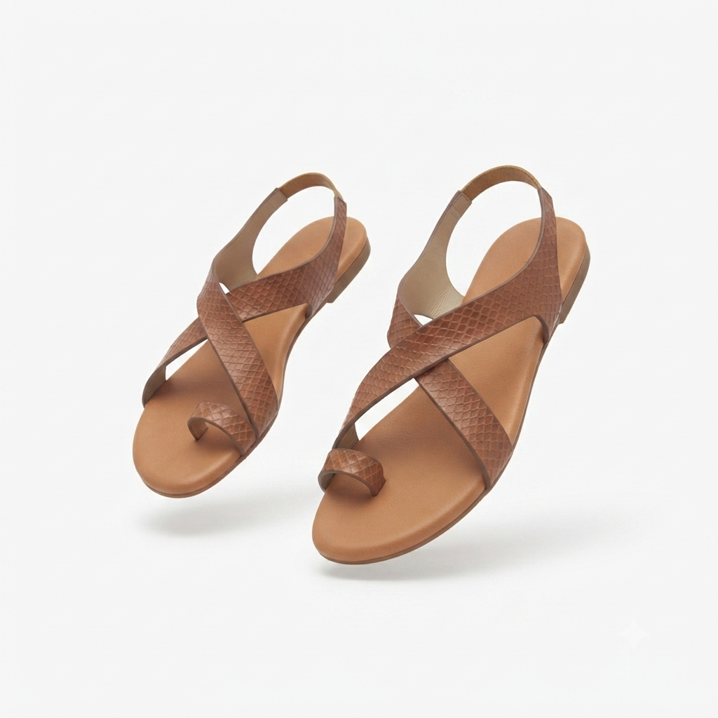 Bonita Cushioned Comfort Back Elastic Thumb Sandals