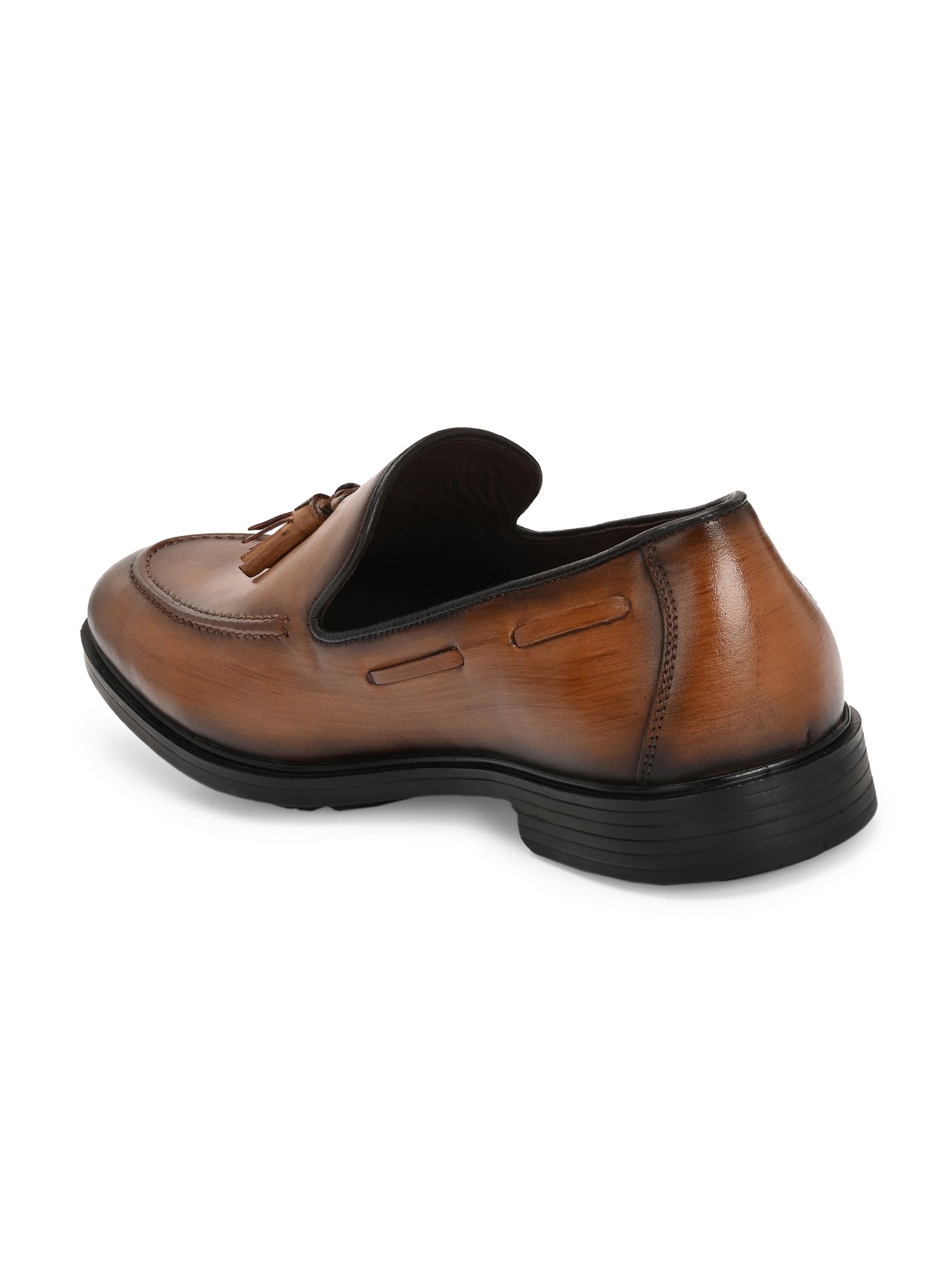 Enzo Tassel Leather Loafers