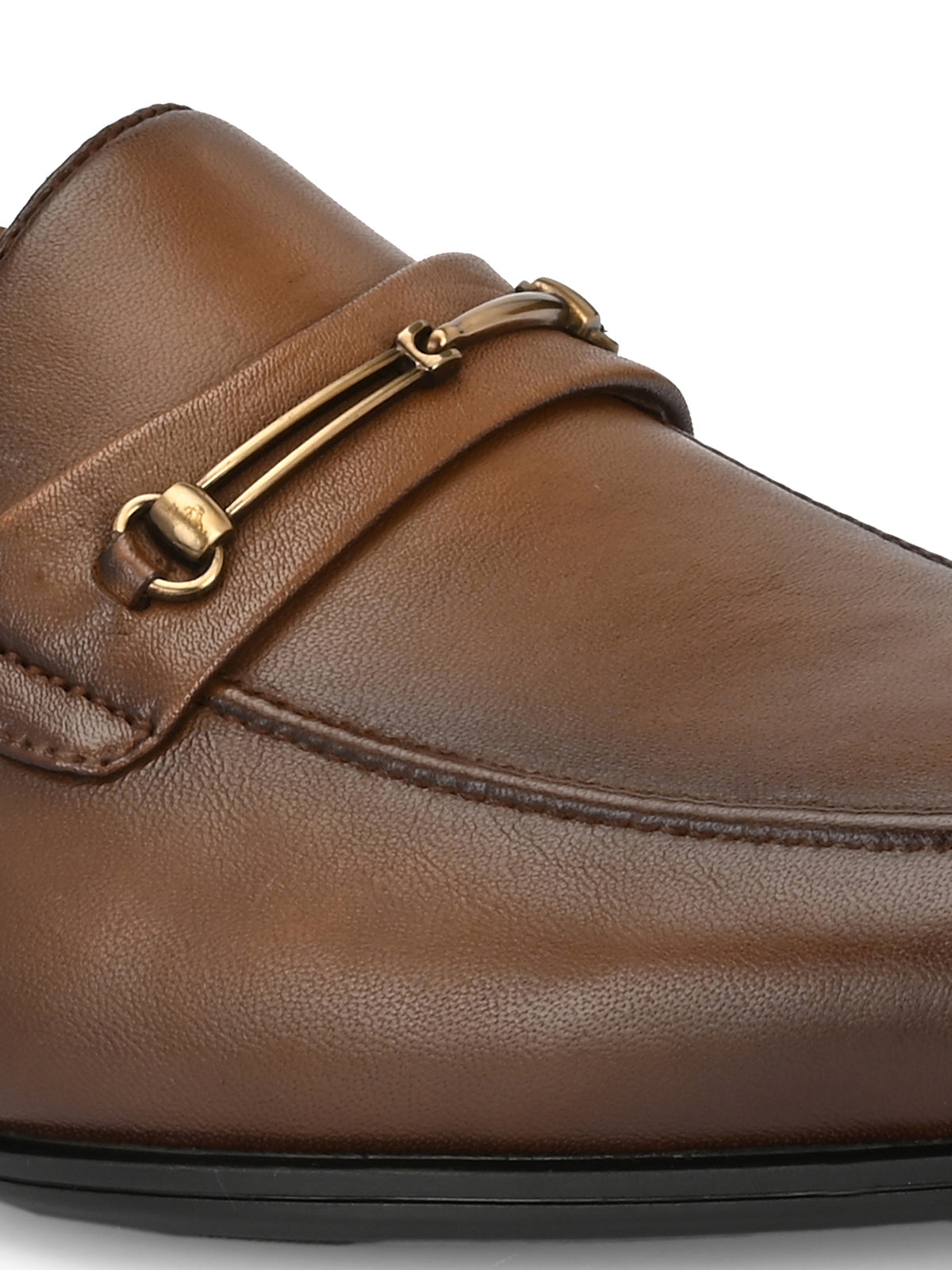 Arius Leather Buckled Loafers