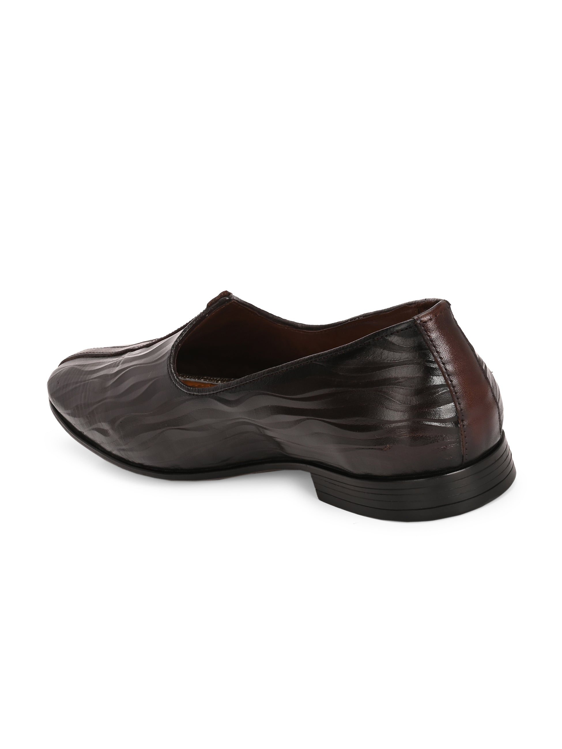 Zayan Ethnic Leather Juttis - The Heels India