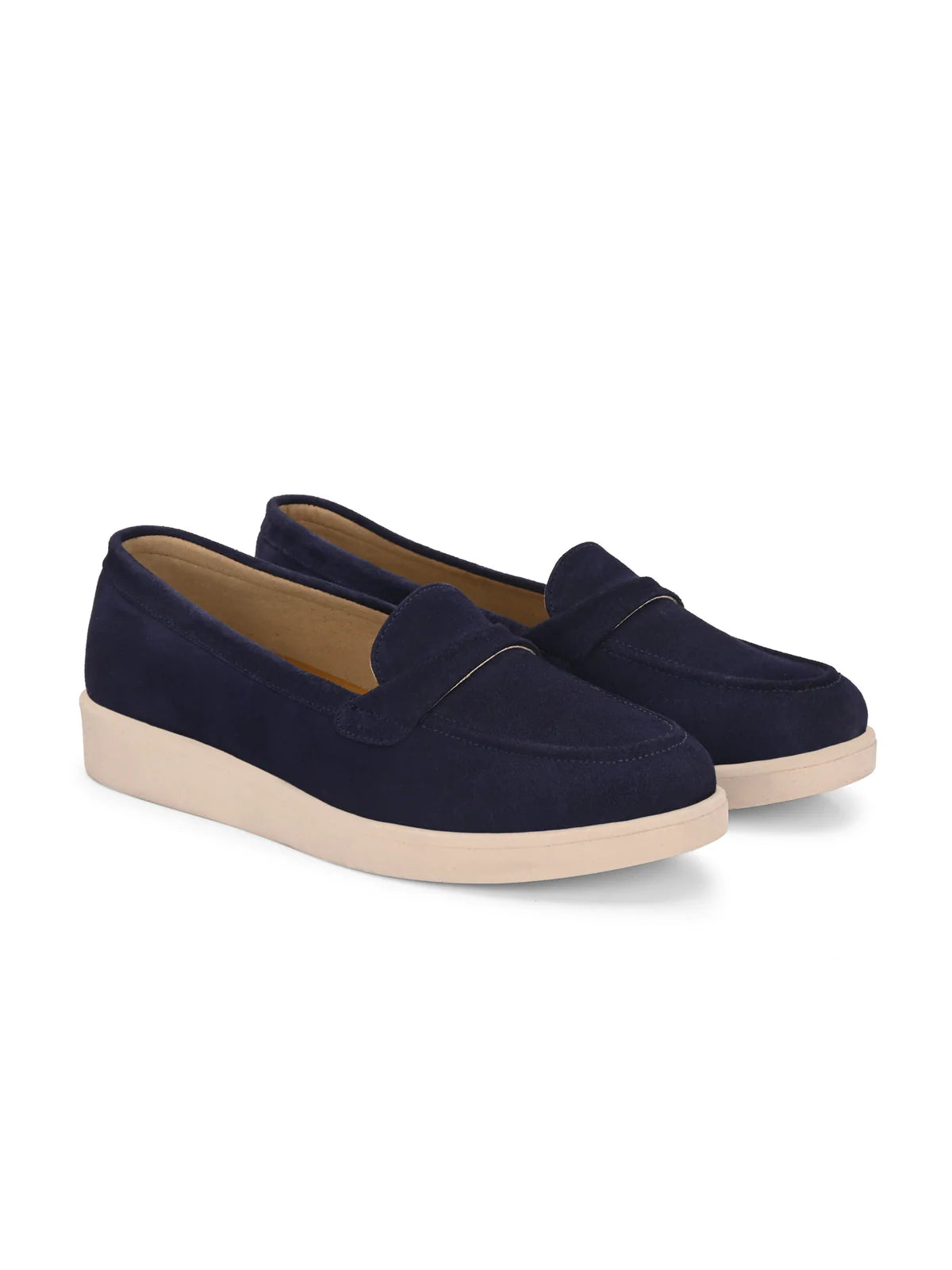 Carlita Suede Leather Loafers