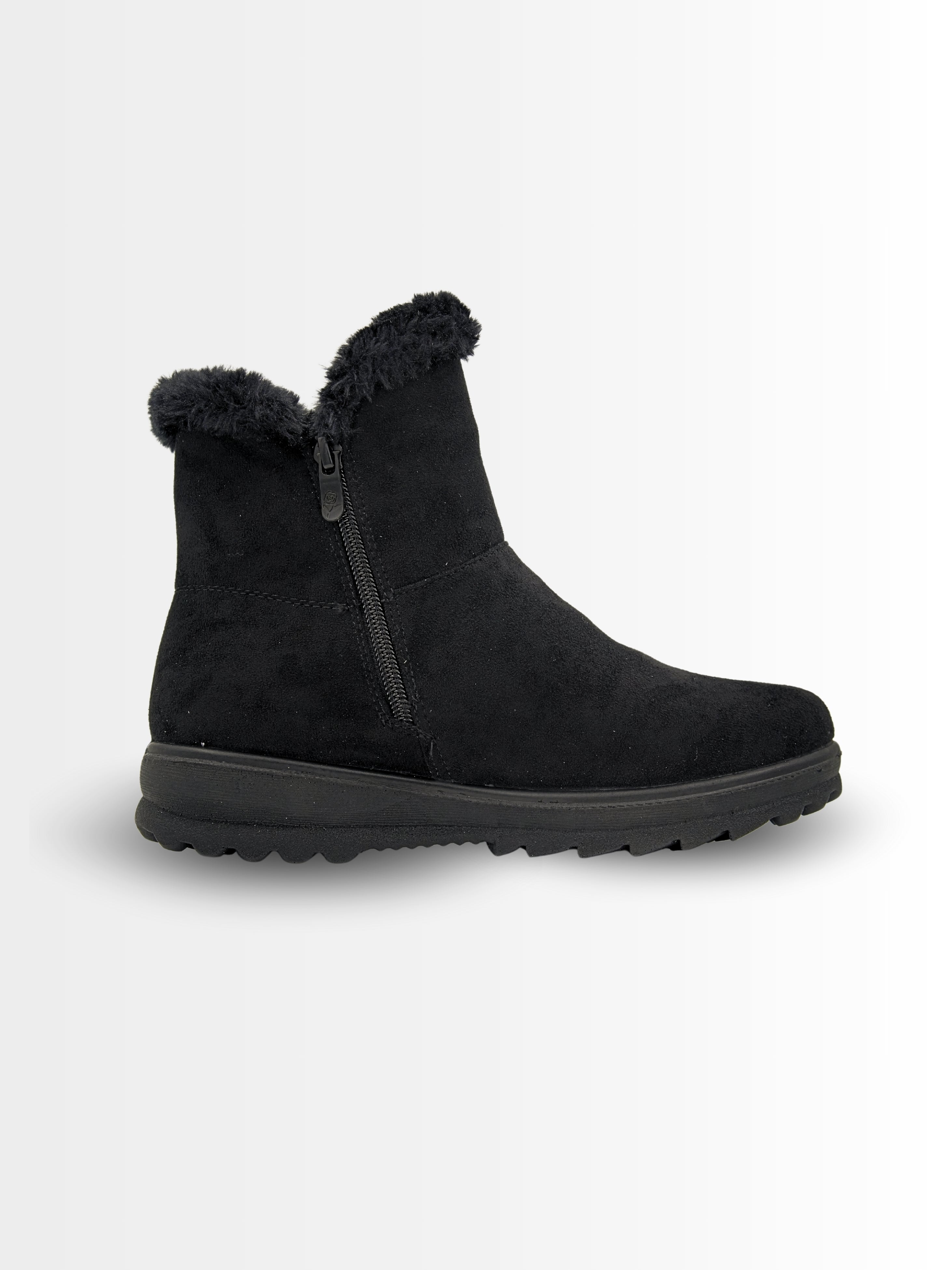 Alice Suede Ankle Fur Boots